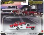 Mattel Hot Wheels: '72 Chevy Ramp Truck autószállító és '66 Chevrolet Corvair kisautó 1/64 - Matt (FLF56/JHX91)