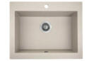 Laveo SBK_410A - LAVEO Komodo 60 gránit mosogató 580X490 bézs (SBK_410A)
