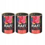 RAFI 3x Rafi Marhahússal, Áfonyával És Áfonyával Kutyaeledel 400G