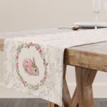 Lenjerii Deosebite Napron decorativ 40x200 cm bumbac 100%, floral Cena Fata de masa