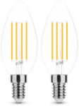 Modee LED Izzó Filament Gyertya C35 7W E14 360° 2700K (806 lumen) ERP B2 (ML-CF2700K7WE14B2)