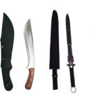 DEPOX Set maceta si sabie de vanatoare, DEPOX®, Last Ronin, 68.5 cm (0753)