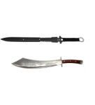 DEPOX Set maceta si sabie de vanatoare, DEPOX®, 54 cm , cutit de aruncat inclus (0719)