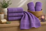 Ralex Pucioasa Prosop HORECA Greek Border 500g Royal Amethyst din Bumbac 100% (RPU-110262) Prosop