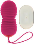 Ohmama Vibrációs tojás Távirányítós, 7 mód, USB töltés Rózsaszín 8x3.4 cm