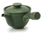  Miyama Crease Kyusu zelená konvička na čaj 400ml - japonská keramika