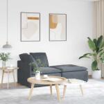 vidaXL Canapea modulara cu taburet si perne catifea gri închis GartenMobel Dekor (3321220) Canapea