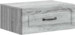 vidaXL Dulap de noapte suspendat Sonoma gri 49 x 34, 5 x 20 cm GartenMobel Dekor (899307)