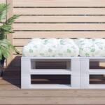 vidaXL Perna pentru paleti model frunze 58x58x10 cm, tesatura Oxford GartenMobel Dekor (360918)