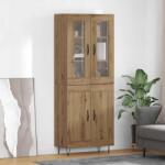 vidaXL Bufet Stejar Artizanal 69, 5 x 34 x 90 cm Lemn compozit GartenMobel Dekor (3402708) Comoda