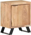 vidaXL Noptiera, 40x30x50 cm, lemn masiv de acacia cu margini vii GartenMobel Dekor (323519)