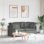 vidaXL Canapea modulara cu perne din stofa gri închis GartenMobel Dekor (3321238) Canapea