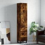 vidaXL Dulap înalt, stejar fumuriu, 34, 5x34x180 cm, lemn prelucrat GartenMobel Dekor (3198878) Comoda