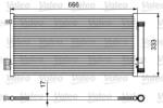 VALEO Condensator, climatizare VALEO 814111 (814111)