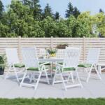 vidaXL Perne de scaun, 6 buc. , 40x40x7 cm, textil, model frunze GartenMobel Dekor (361500)