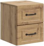 vidaXL Dulap de noapte suspendat Stejar Artizanal 34, 5 x 33 x 40 cm GartenMobel Dekor (899333)