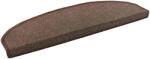 vidaXL Mochete autocolante pentru scara Semicircular 15 pcs Maro Cafea GartenMobel Dekor (42038639) Covor