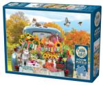 Cobble Hill Puzzle Cobble Hill din 500 de piese - Poveste de toamnă pe roți (45063) Puzzle