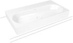 KALDEWEI Centro mosdótál 90x50 cm négyszögletes mosdótálak fehér matt 903106003711 (903106003711)