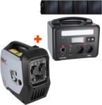 Dedra Set autonomie Dedra generator DEGA2000+statie alimentare DEZS0600 1200 W+panou (DEZS0600DEZT0100DEGA2000)