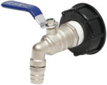 Autospeed Robinet de scurgere din alama 1" pentru bazin IBC, filet interior 60 mm (DISEW79)