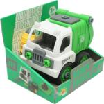 Jucarie Montessori masina de gunoi verde pentru copii 3+ ani, tip DIY (DISLW95)