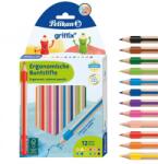 Pelikan Színes ceruza készlet 12db-os PELIKÁN Griffix vastag háromszögletű színes