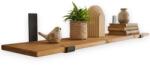 Chata Loft fali polc tömör fából, konyhába, nappaliba 120cm x 30cm