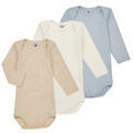 Petit Bateau Bébi body BODY US ML PASTEL PACK X3 Sokszínű 6 hónapos