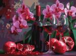 Ideyka Festmény Számok Szerint Bor És Orchideák 30X40CM (KHO5696)