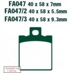 EBC Fékbetétek moto. ducati 750 monster (96-98)/ 748 sps (98- Ebc FA047HH Ebc