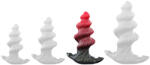 MONSTERED Hadek Anál plug Spirális szilikon 16x7 cm piros