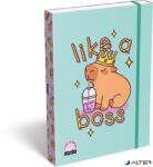 LIZZY Füzetbox, A4, LIZZYSULI, Lollipop Capybara, zöld (7470216000) - alter