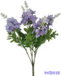  Vegyes színű kicsi csokor 33 cm - Lila