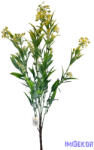  Műzöld színes csokor 54 cm - Sárga