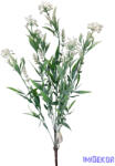  Műzöld színes csokor 54 cm - Fehér