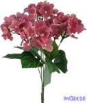  Real touch hortenzia csokor 33 cm - Mályva