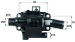 MAHLE Termostat, lichid racire MAHLE TH 41 83 (TH 41 83)
