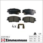 ZIMMERMANN set placute frana, frana disc ZIMMERMANN 22329.180. 2 (22329.180.2)