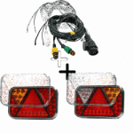 Fristom Pachet iluminare remorca FT-270 L NT LED O PM BAJONET + FT-270 P NT LED O COF BAJONET , triple + cablaj 12m, 13Pini (FT-270 NT LED + VI-120-100)