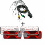 Fristom Pachet iluminare remorca L2430 + L2431 , triple + cablaj 12m, 13Pini (L2430 + L2431 + VI-120-100)