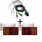 Fristom Pachet iluminare remorca L2295-B , triple + cablaj 7m, 13Pini (L2295-B + VI-070-055)