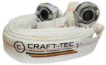 Craft-Tec Furtun Pompier / Furtun Refulare Apa Cu Cuple 1'' 20m 8 Bari, Alb, Pentru Motopompa Si Irigatii, Craft-tec Mx1209 (mx1209)