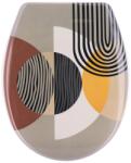 MoftX Capac Toaleta 45cm Duroplast - Design Geometric - Multicolor | Capace Wc (4404746)