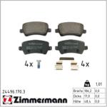 ZIMMERMANN set placute frana, frana disc ZIMMERMANN 24496.170. 3 (24496.170.3)