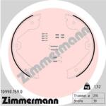 ZIMMERMANN Set saboti frana, frana de mana ZIMMERMANN 10990.159. 0 (10990.159.0)