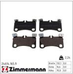ZIMMERMANN set placute frana, frana disc ZIMMERMANN pb: z 24614.165. 9 (24614.165.9)