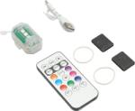  Lampa LED RGB stroboscopica cu telecomanda, 10 moduri, 8 culori, IP65 (BK79859)