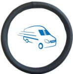 Autolife Kormányvédő, fekete, PU bőr, 47cm-es, kamionos KV-HB23518-47