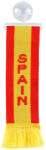 Lampa Kabindíszítő tapadókorongos mini zászló - Spain - Spanyolország
